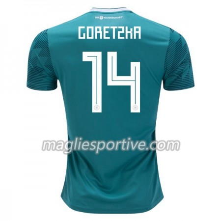 Completo Calcio Germania Goretzka 14 Divisa Trasferta Mondiali 2018